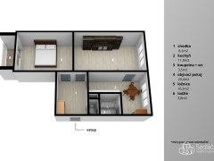 Byt 2+1 s lodžií v Sokolově, ul. Kosmonautů – fotografie 18