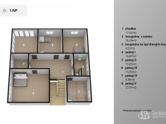 Pronájem rodinného domu 163 m2, pozemek 584 m2 – fotografie 25
