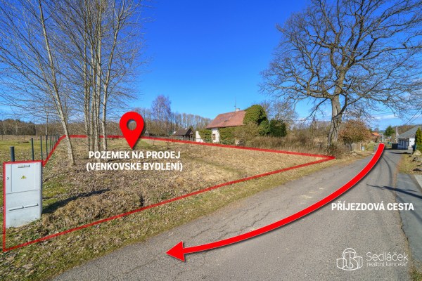 Prodej pozemku, Krajková (Hrádek)
