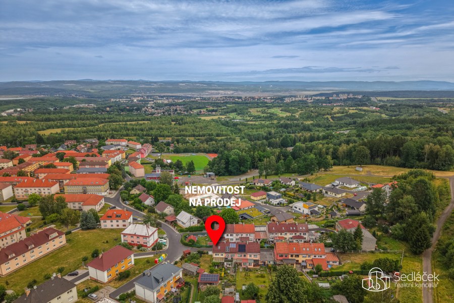 Sokolov a okolí z ptačí perspektivy